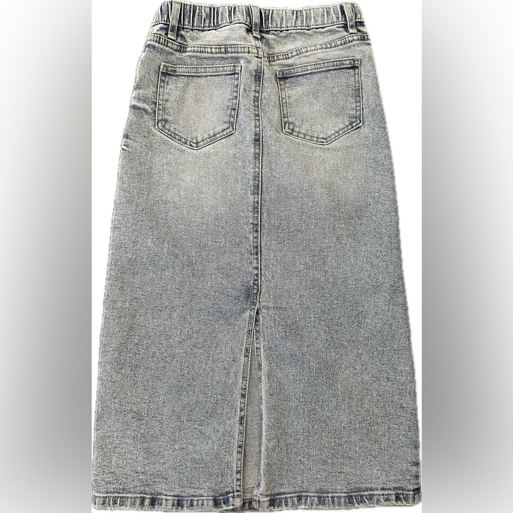 Art Class Denim Midi Skirt - Picture 8 of 11